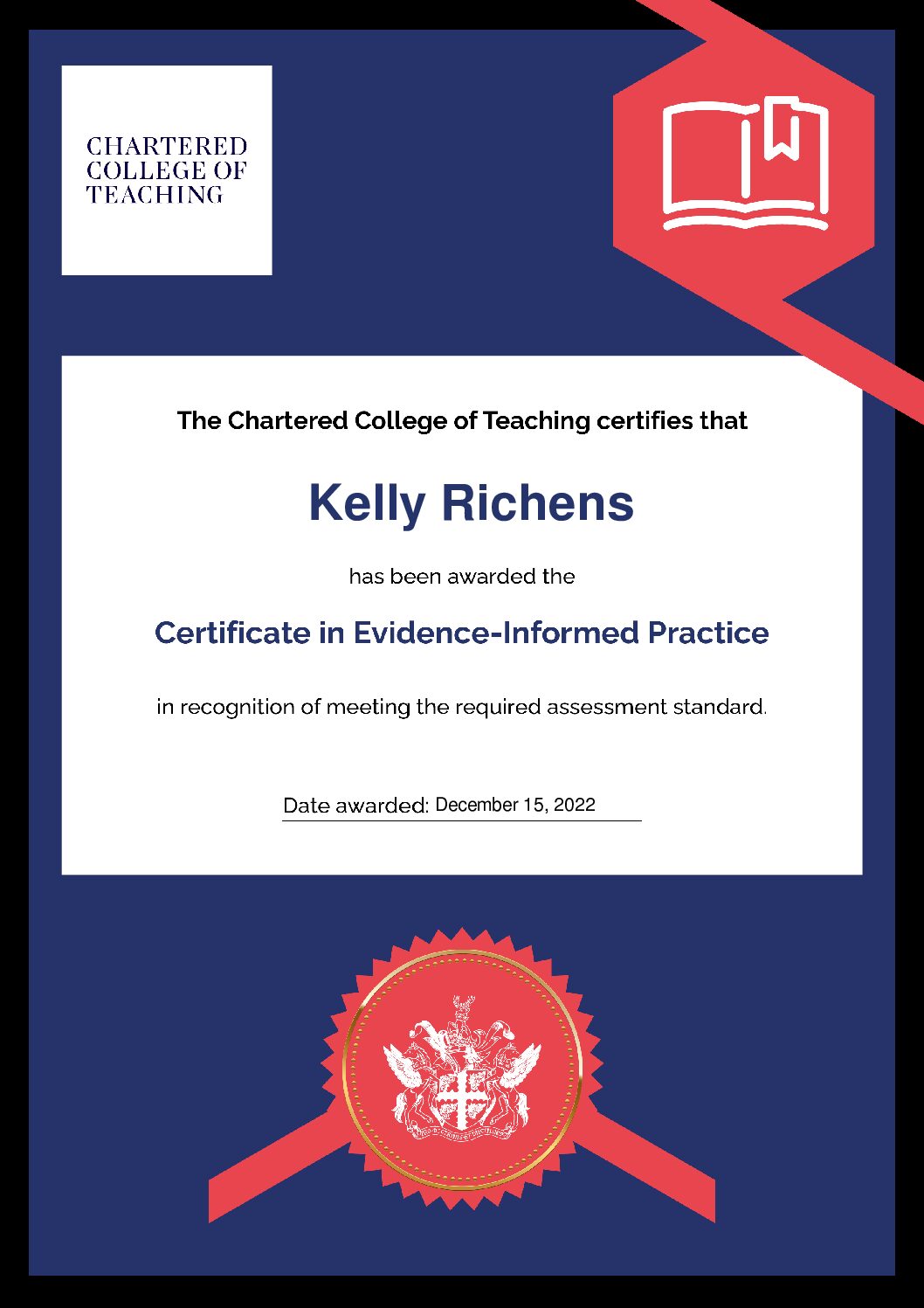 Certificate in Evidence-Informed Practice